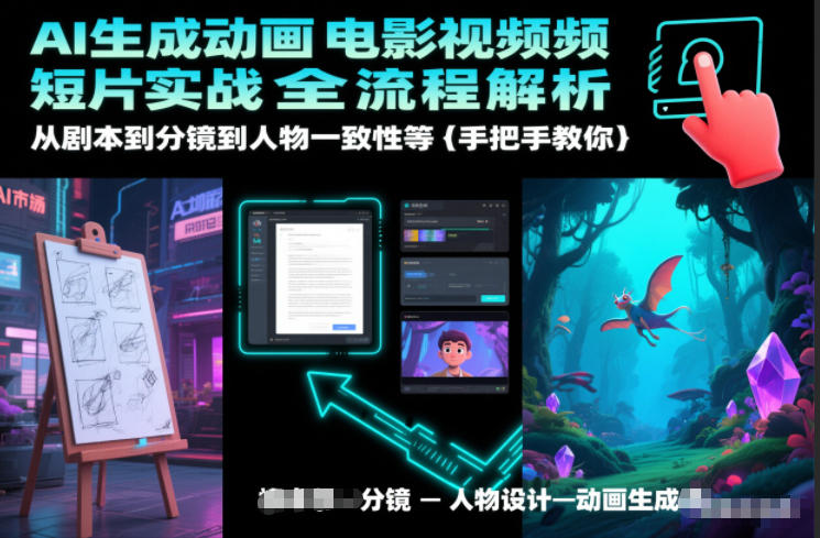 AI动画短片生成全部过程-小凯资源网